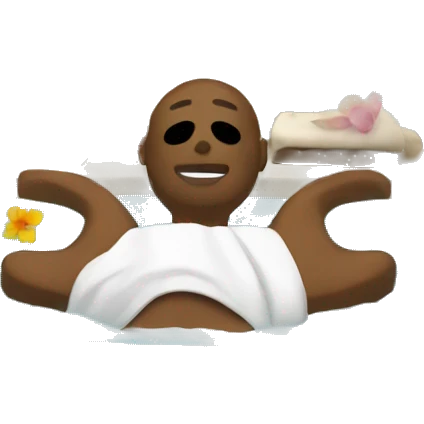 Relaxing in the spa emoji