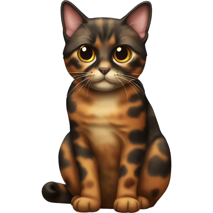 diluted tortoiseshell cat emoji