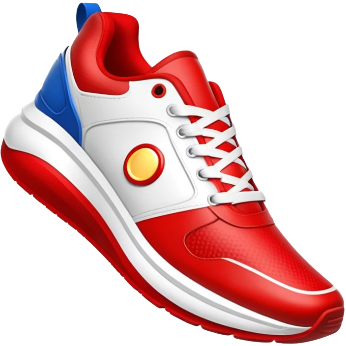 red and white Sonic the Hedgehog shoes emoji