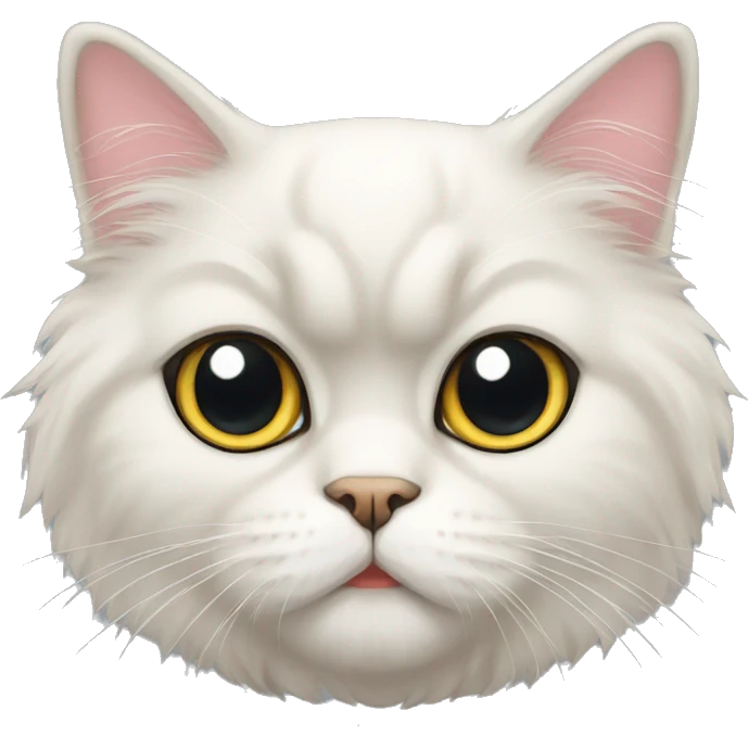 Cute persian cat emoji