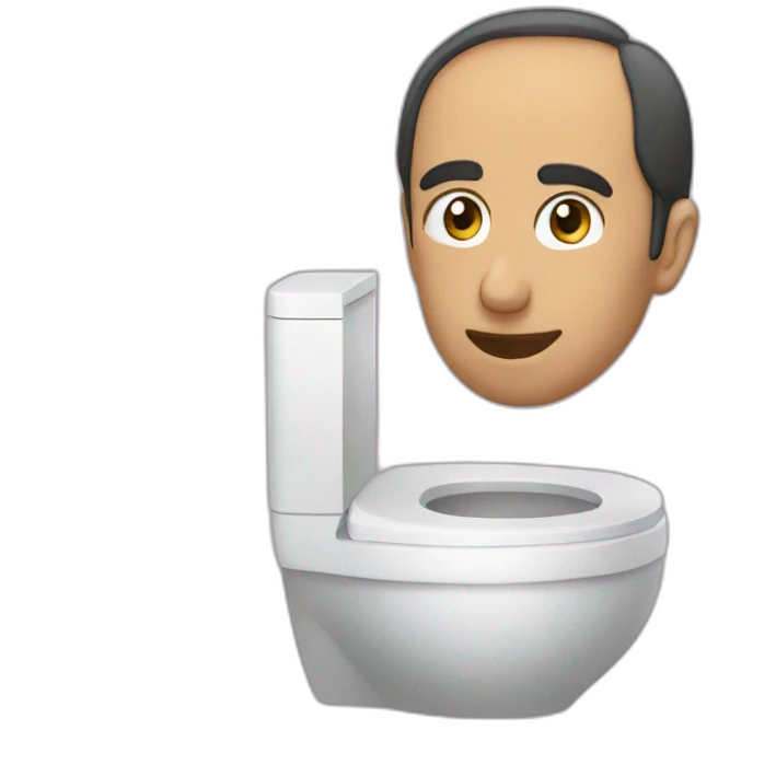 Zemmour au toilette  emoji