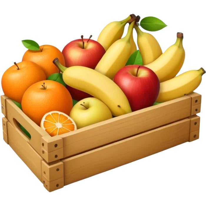 a fruit box and less fruits emoji