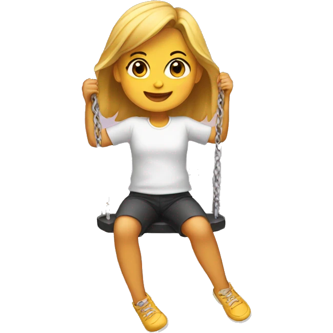 girl swing emoji