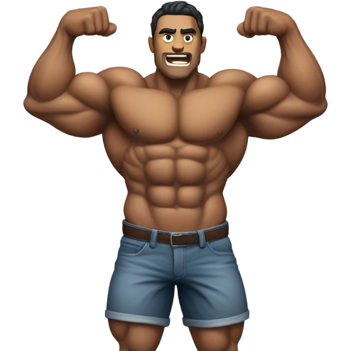 Beast mode jacked emoji