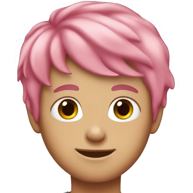 pink-haired boys  emoji