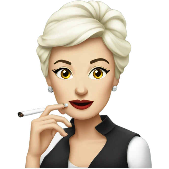 Audrey smoking  emoji