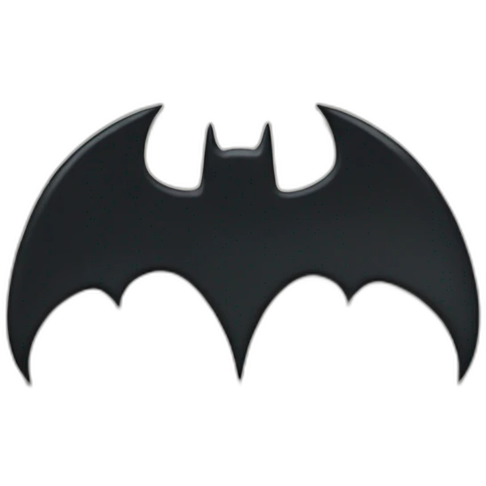 Batman logo emoji