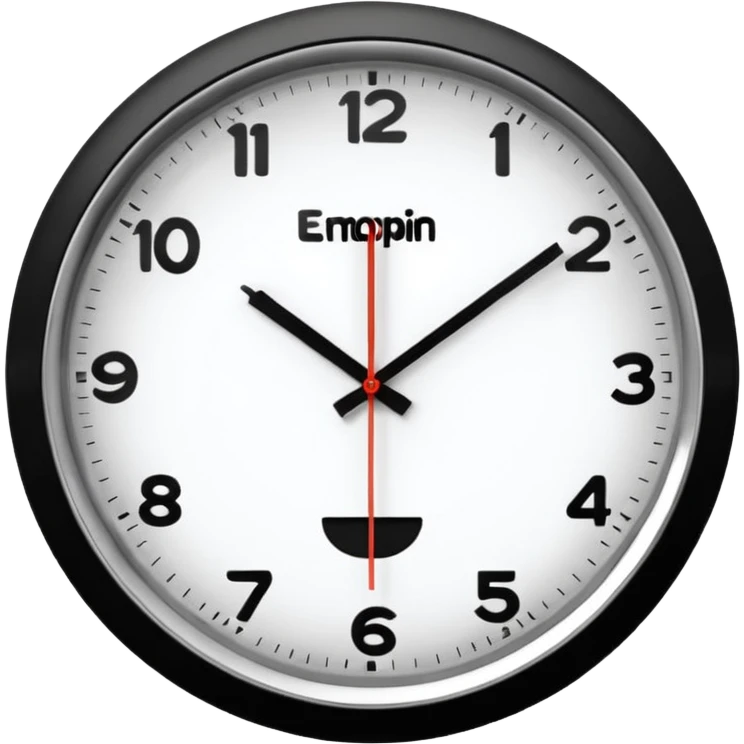 wall clock emoji