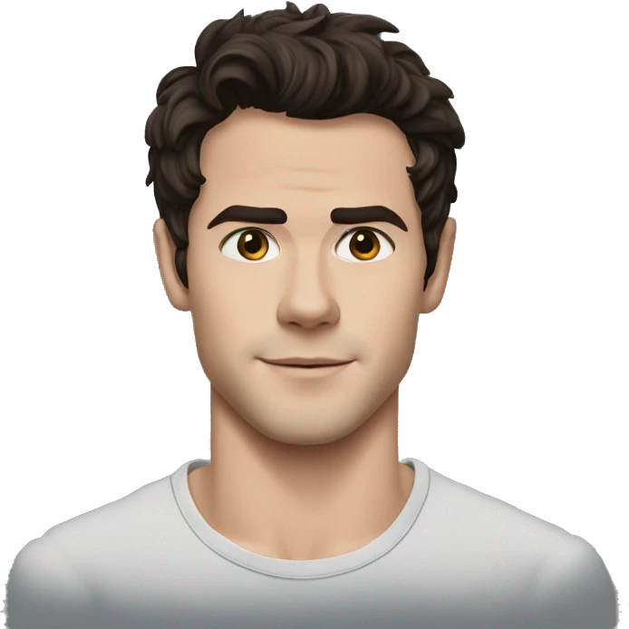 realistic Dylan O'Brien wearing tee emoji