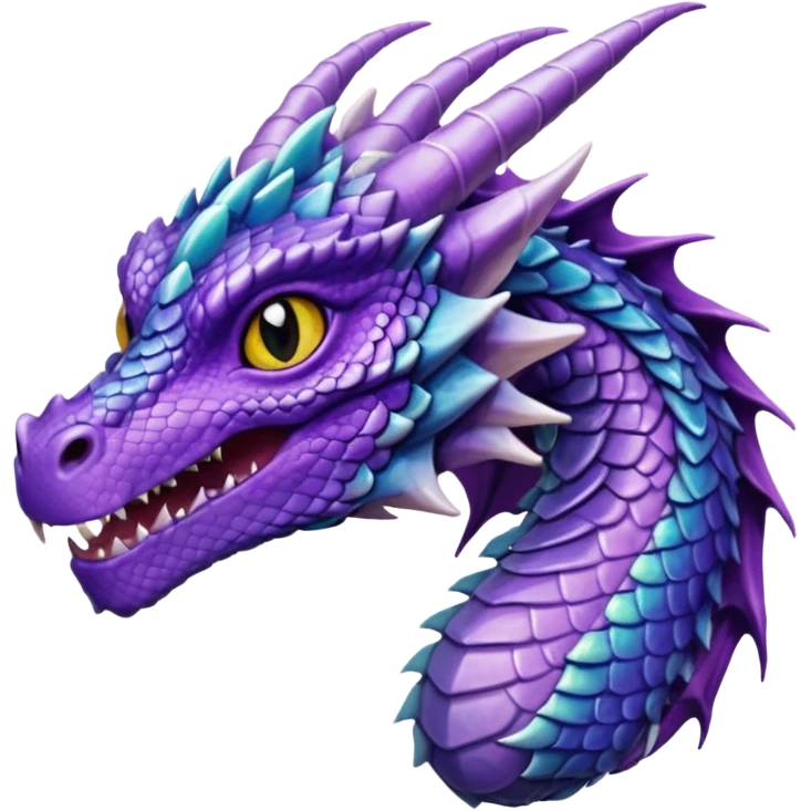Female Purple Dragon emoji