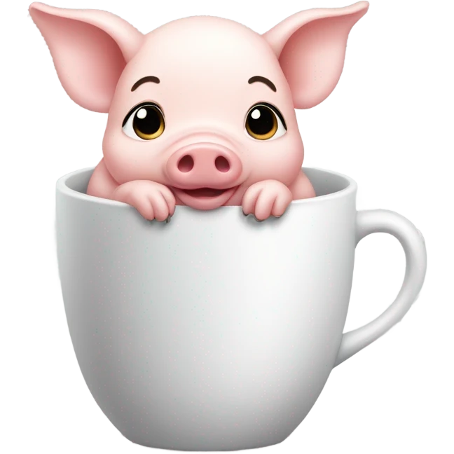 pig in a cup emoji