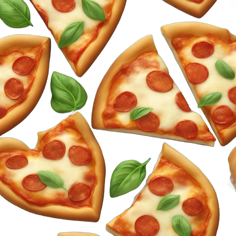 Pizza heart emoji