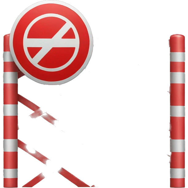 no entry red sign emoji