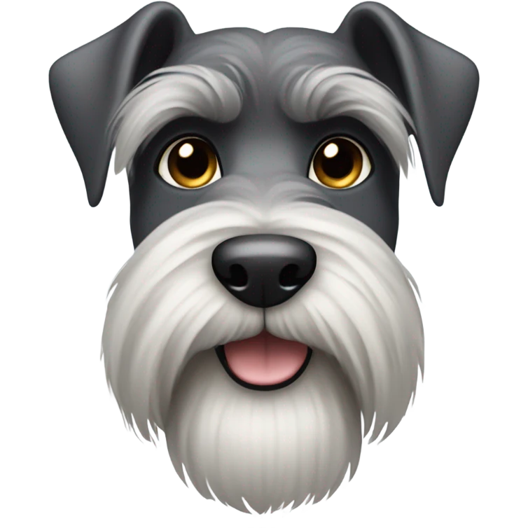 Dog schnauzer emoji