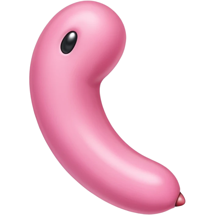 Реалистичный член с головкой розового цвета emoji