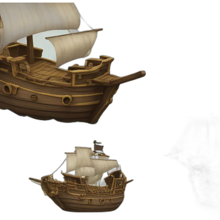 Pirate boat emoji
