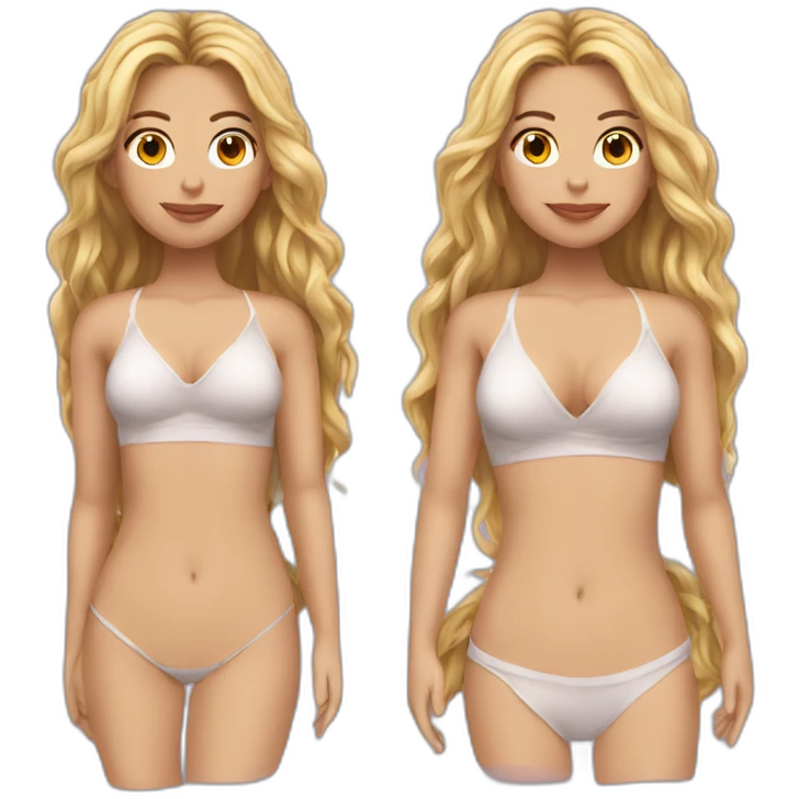 shakira realistic body emoji