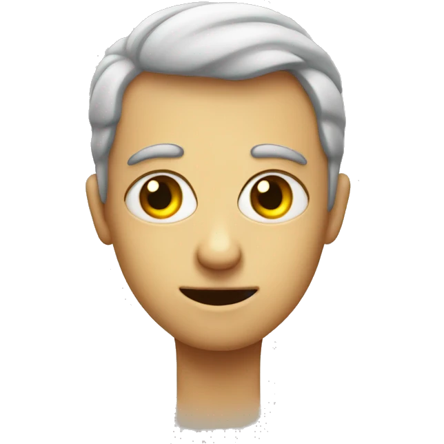 three separate eyes emoji