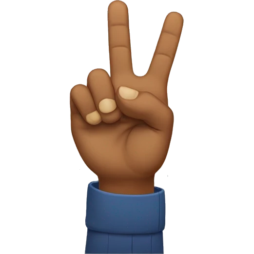 🤚🏽 emoji with 4 fingers emoji