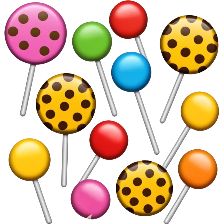 leopard print candy emoji