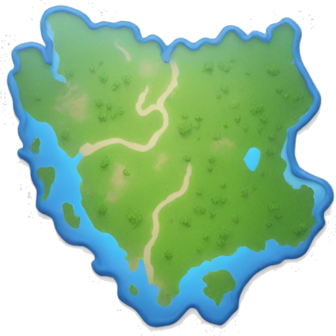 blue map emoji