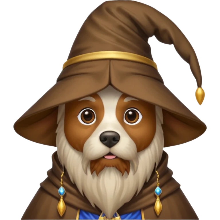 Dog wizard emoji