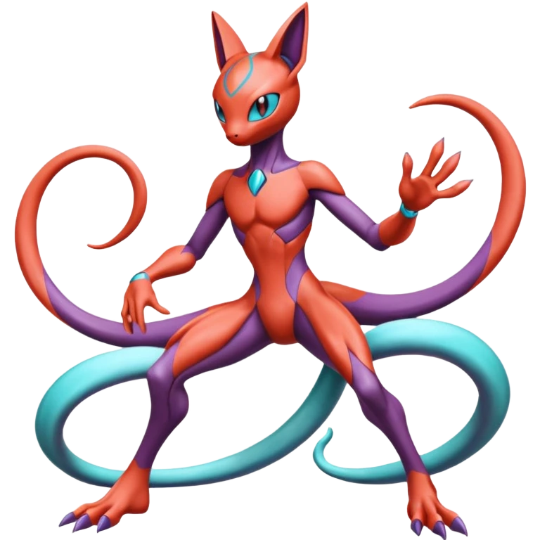 Mewtwo-Deoxys-Yveltal-Lunala-Fakémon-hybrid-creature (full body)  emoji