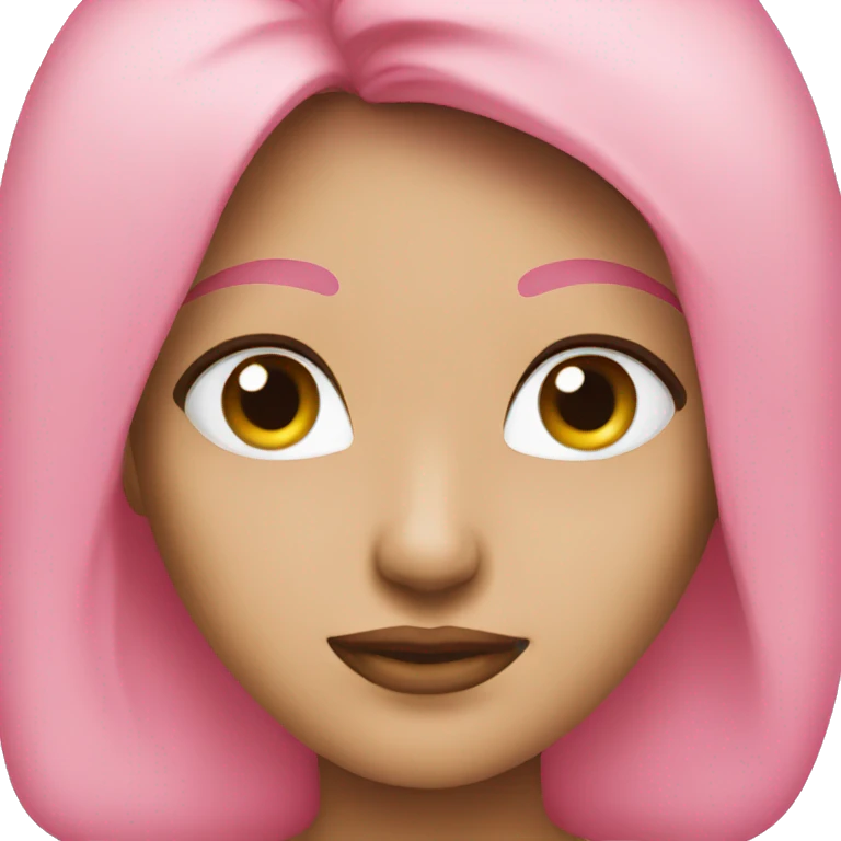 Pink  emoji