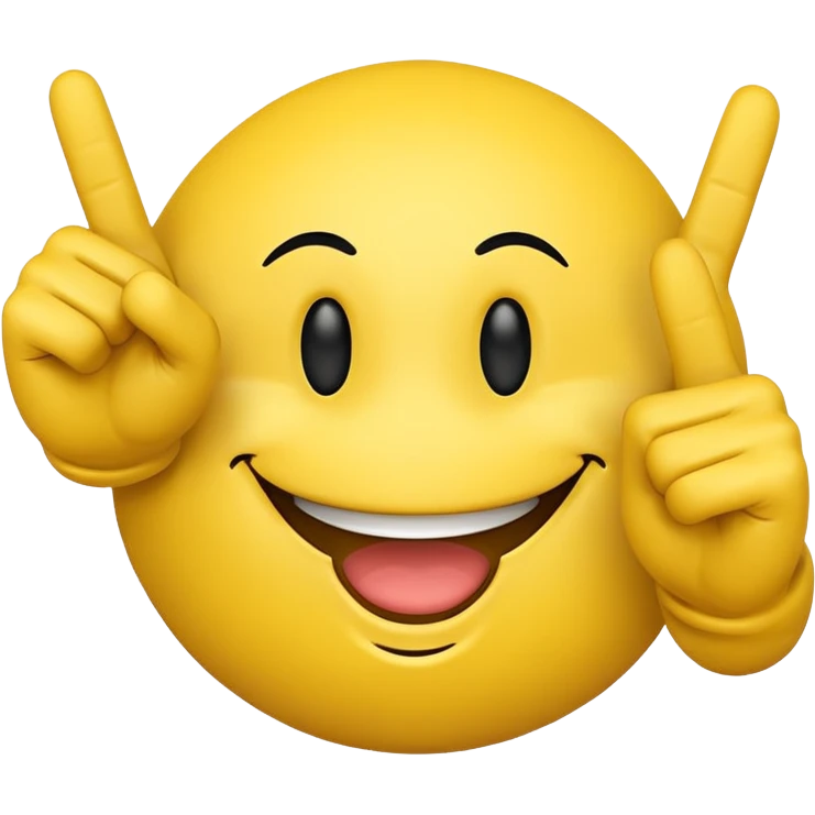 Smiley face with a attitude face and flipping his middle fingers of both hands and both feets emoji