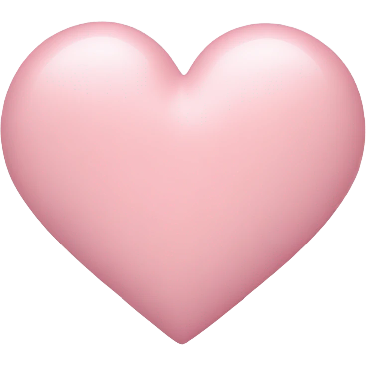 Baby pink heart  emoji