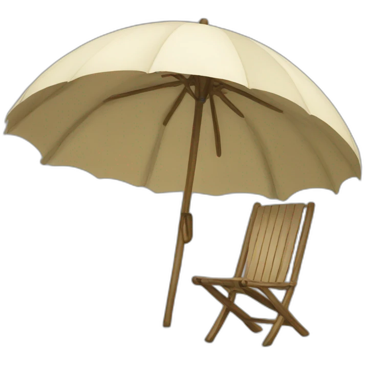 Chat sur parasol emoji