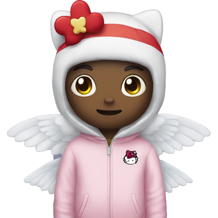 Boy x hello kitty x fly emoji