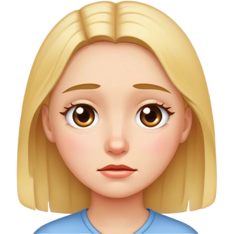 cute sad teary emoji