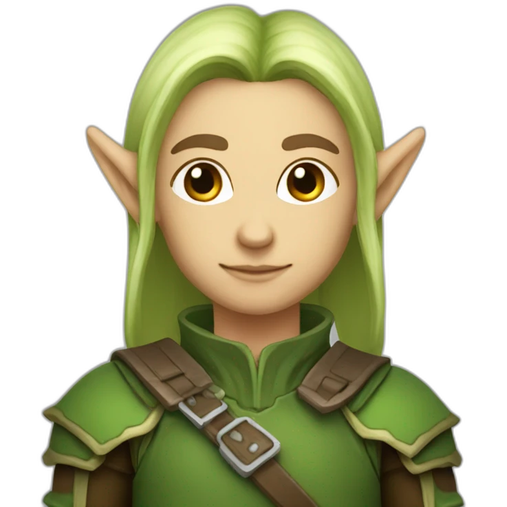 Elf ranger green emoji