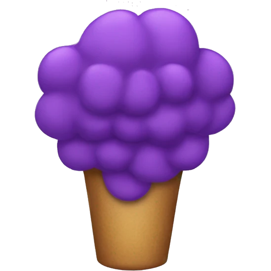 Purple drin emoji