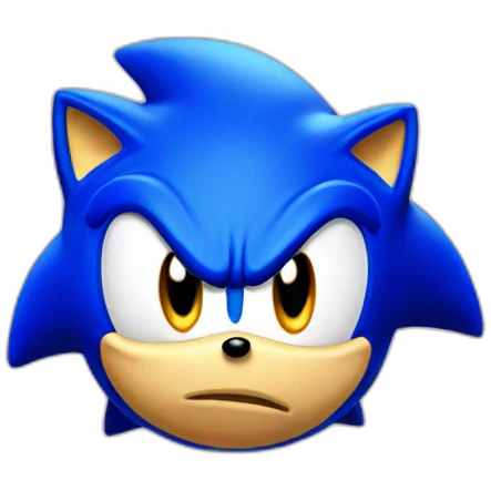 impatient sonic emoji