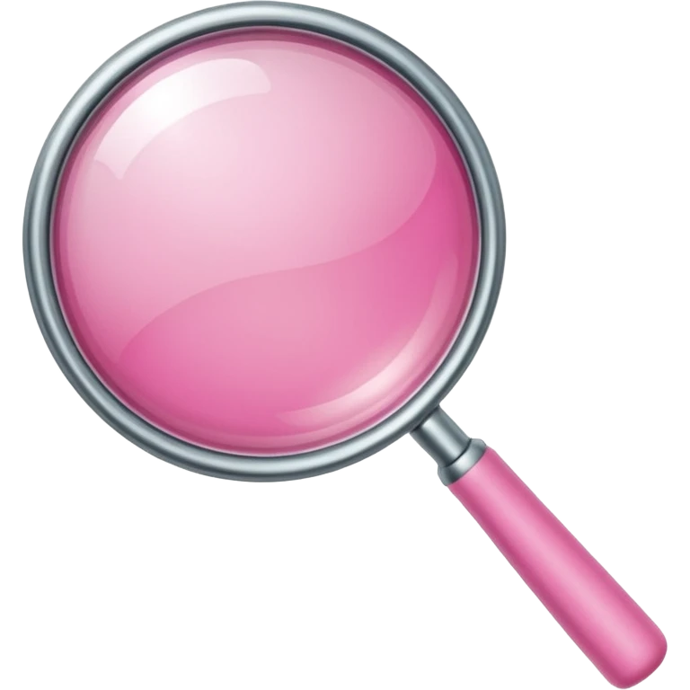 magnifying glas pink emoji