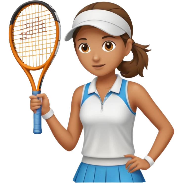 Tennis girl  emoji