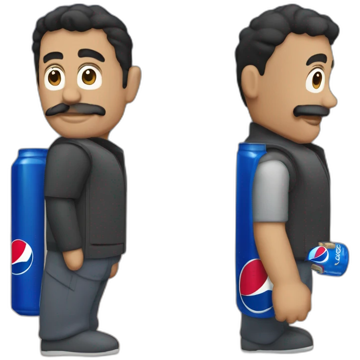 charly garcias with pepsi emoji