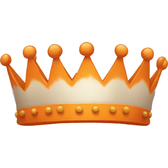 orange crown (only the crown) emoji