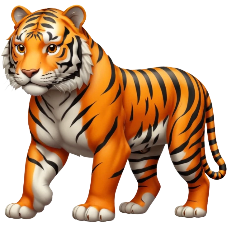 a full tiger  emoji