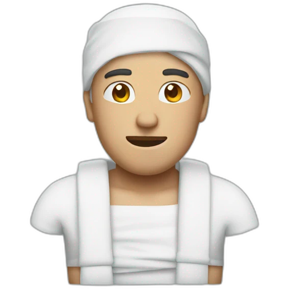 MAN IN BANDAGES emoji