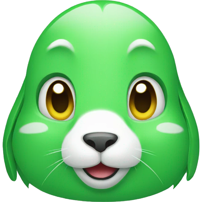 green rabbit emoji