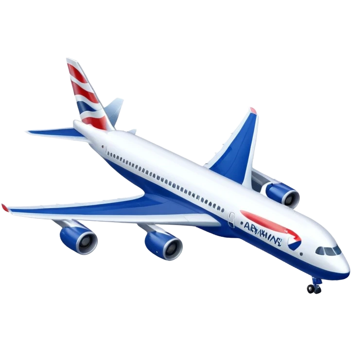 British airways plane  emoji