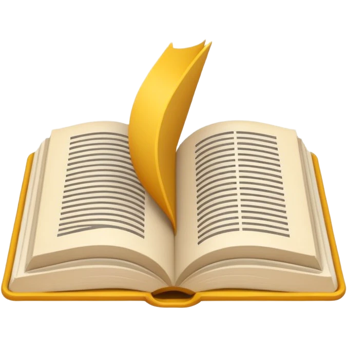 A minimalist emoji-style icon representing wordplay — symbolizing creativity with language. It features an open book or speech bubble merging with playful letters or word fragments, forming a clever visual pun. emoji