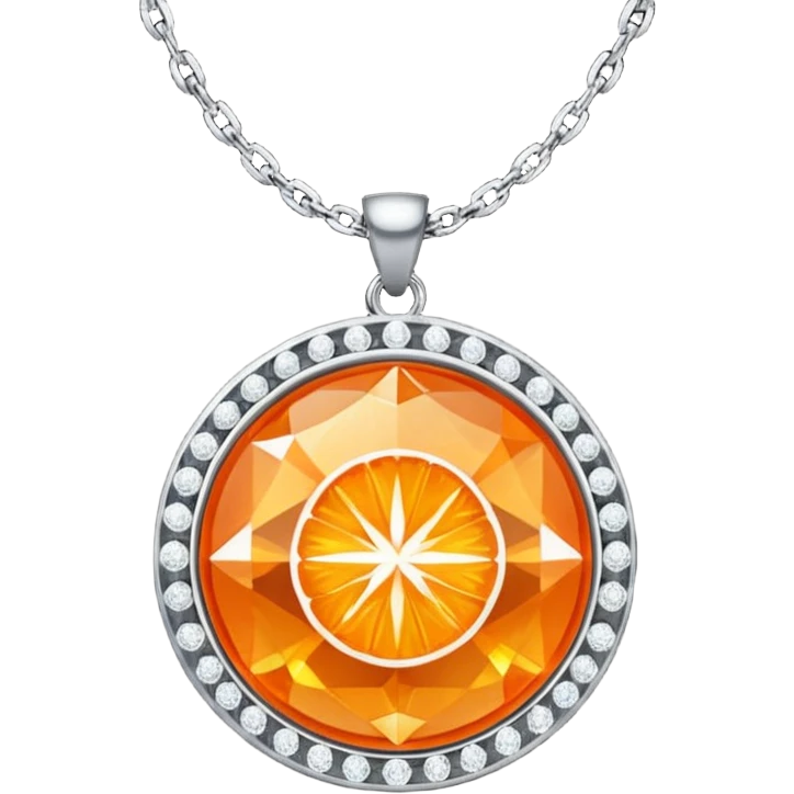 fantasy-magic-orange-necklace-diamonds emoji