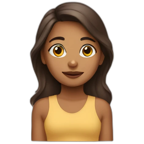 brown-girl-with-Yu Wady Soe emoji