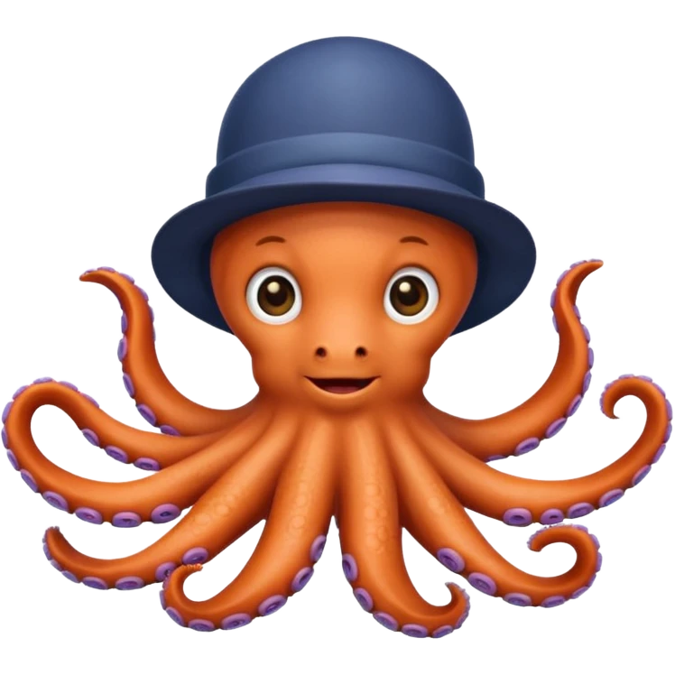 Multi taking octypus like engineer more friendly and cute emoji