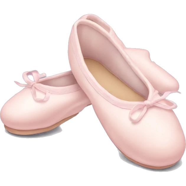 Pale pink ballet shoes emoji