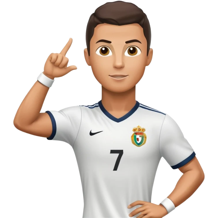 Cristiano Ronaldo classic pose emoji